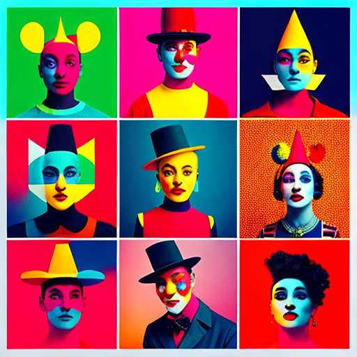 Midjourney Circus Collage - Create Your Unique Circus Themed Art - Socialdraft