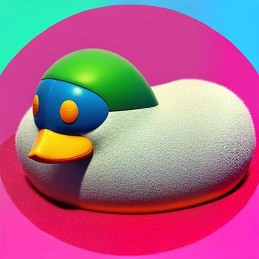 Fuzzy Duck in Bed Midjourney Prompt for Whimsical Art Creation - Socialdraft