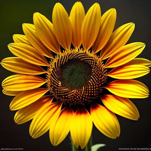 Sunflower Midjourney Prompt: Create Your Own Realistic Sunflower Painting - Socialdraft