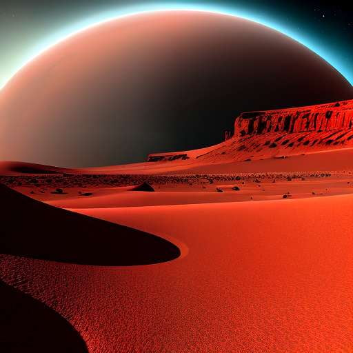 "Red Planet Dreamscape" - Custom Martian Landscape Midjourney Prompt - Socialdraft
