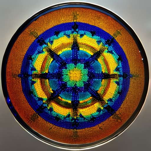 "Mosaic Starry Night" Midjourney Prompt: Create your own Stunning Mirror Art - Socialdraft