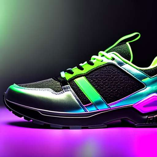 Metallic Industrial Footwear Midjourney Prompts - Create your own futuristic shoe designs! - Socialdraft