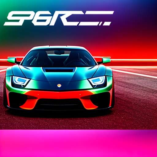 Top Speed Sports Car Sticker Midjourney Prompt - Socialdraft