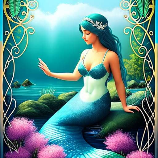 Mermaid Lagoon: Customizable Midjourney Prompt for Text-to-Image Creation - Socialdraft