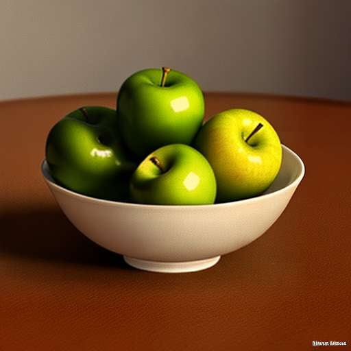 "Handcrafted Ceramic Apple Fruit Bowl Midjourney Prompt" - Socialdraft
