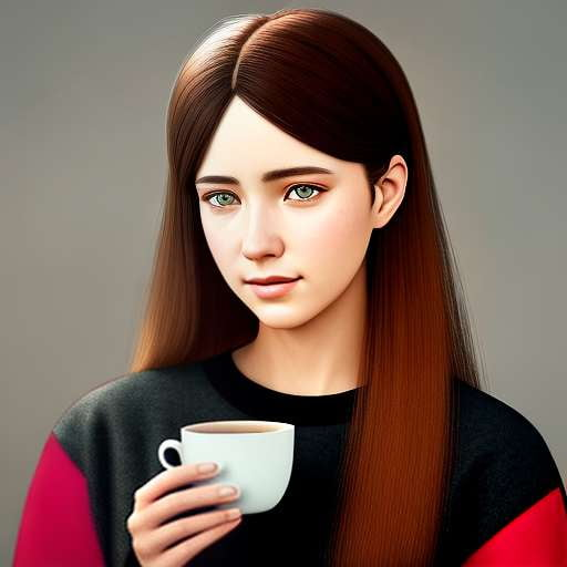 Caffeine Queen: Custom Female Portrait Midjourney Prompt - Socialdraft