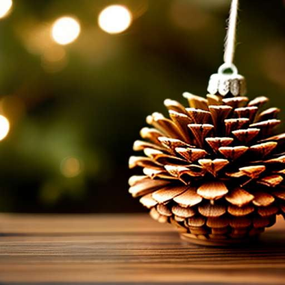 Personalized Pinecone Christmas Decoration Midjourney Prompt - Socialdraft