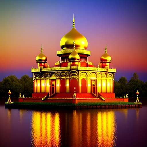 "Create Your Own Golden Palace" Midjourney Prompt for Customized Text-to-Image Art - Socialdraft