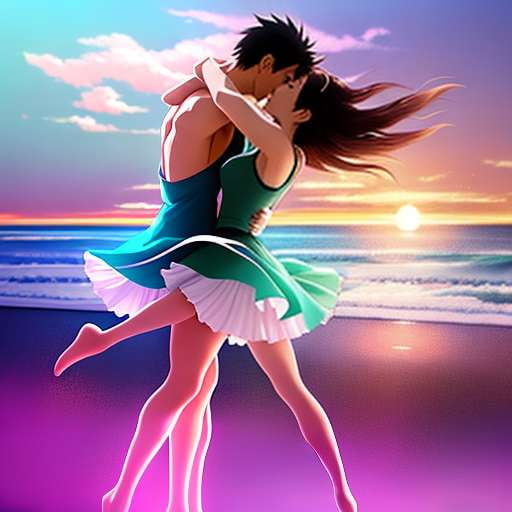 Romantic Anime Dance: Customizable Midjourney Prompt for Stunning Visuals - Socialdraft