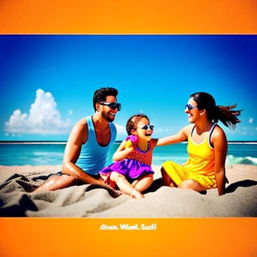 Beach Family Vacation Midjourney Prompt - Create Your Perfect Family Beach Scene - Socialdraft