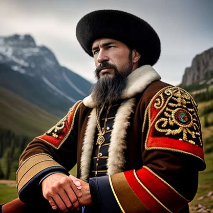 Cossack Portrait Generator - Russian Midjourney Prompt - Socialdraft