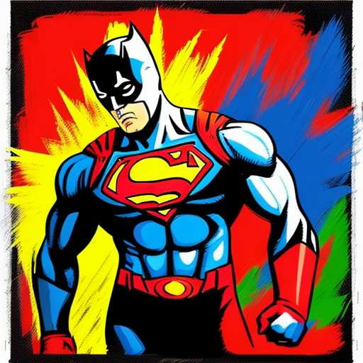 Superhero Painting T-Shirt: Wearable Art for Comic Book Fans - Socialdraft
