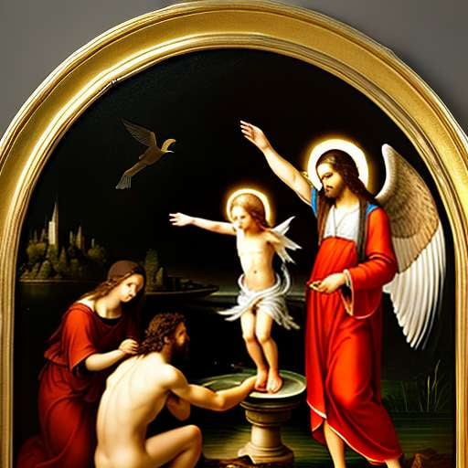 Baptism of Christ and St. John Text-to-Image Creation Prompt - Socialdraft