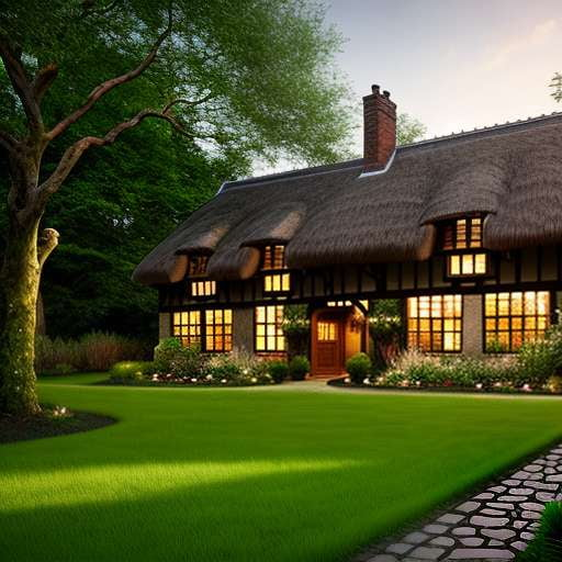 Tudor House Midjourney Prompt - Create Your Own Vintage English Home - Socialdraft