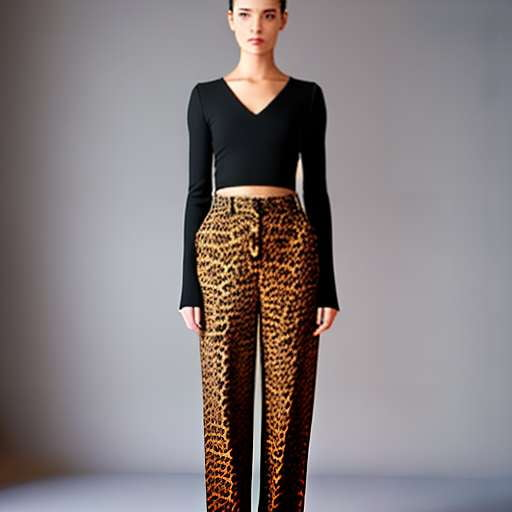 Keyword rich title: High-Waisted Leopard Print Midjourney Prompt - Create Your Own Unique Animal Print Design - Socialdraft