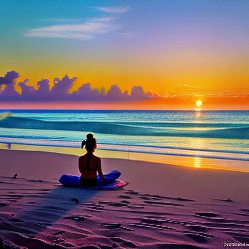 Oceanfront Yoga Midjourney Prompt for Relaxation and Mindfulness - Socialdraft