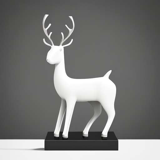 Customizable White Gold Animal Ornaments for the Holidays - Socialdraft