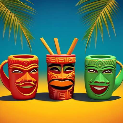 Tiki Mugs - Polynesian-Inspired Drinkware for Your Next Luau Party or Bar Collection - Socialdraft