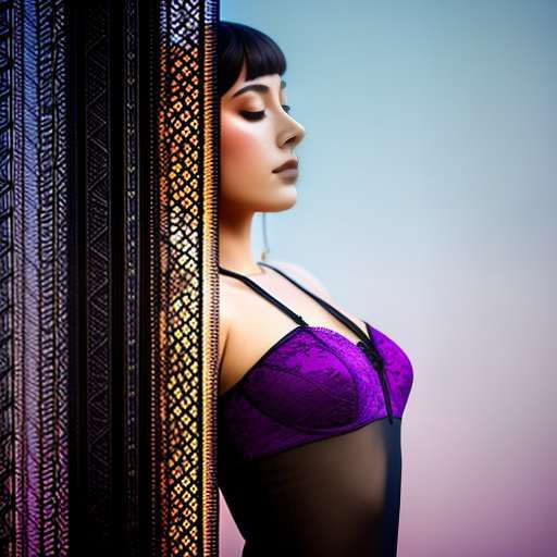 Purple Lace Lingerie 