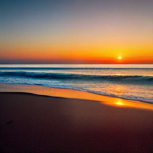 Beach Sunrise Midjourney Prompt for Beautiful Oceanic Artwork - Socialdraft