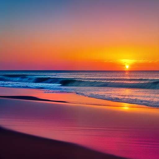 Paloma Beach Sunset Custom Midjourney Prompt - Socialdraft