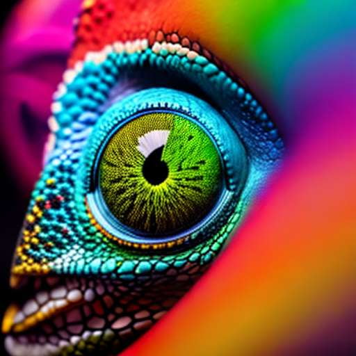Colorful Chameleon Midjourney Prompt for Unique Image Generation - Socialdraft