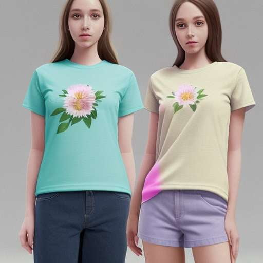 Pastel Colors Custom T-shirt Designs for Women and Men - Socialdraft