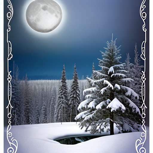Winter Solstice Tarot Card Midjourney Image Prompt - Socialdraft