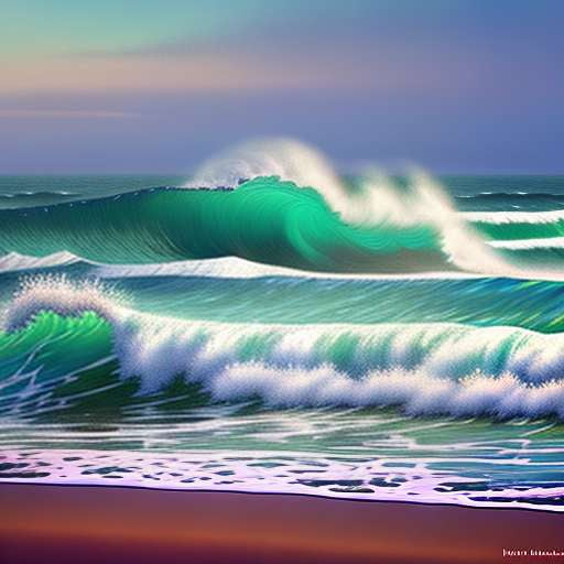 Paloma Ocean Waves Midjourney Prompt - Socialdraft