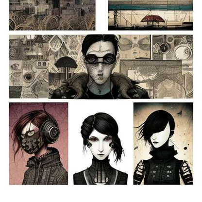 Midjourney Graphic Novel Illustration Templates - Socialdraft