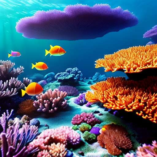 Coral Reef Landscape Midjourney Prompt - Create Your Own Underwater Oasis - Socialdraft