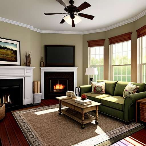 Classic Southern Living Room Midjourney Prompt - Customizable Image Generation - Socialdraft