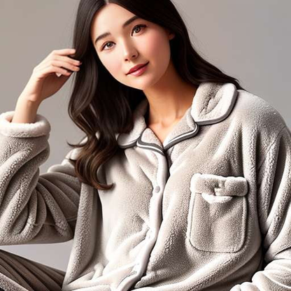 Cozy Classic Fleece Pajamas Midjourney Prompt - Socialdraft