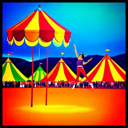 "Customizable Circus Sunset Midjourney Prompt for Stunning Artistic Creations" - Socialdraft