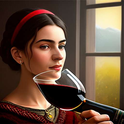 Wine Lover Lady Midjourney Portrait Prompt - Socialdraft