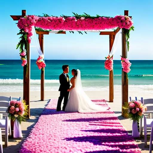 Beach Wedding Midjourney Image Prompts for DIY Customization - Socialdraft