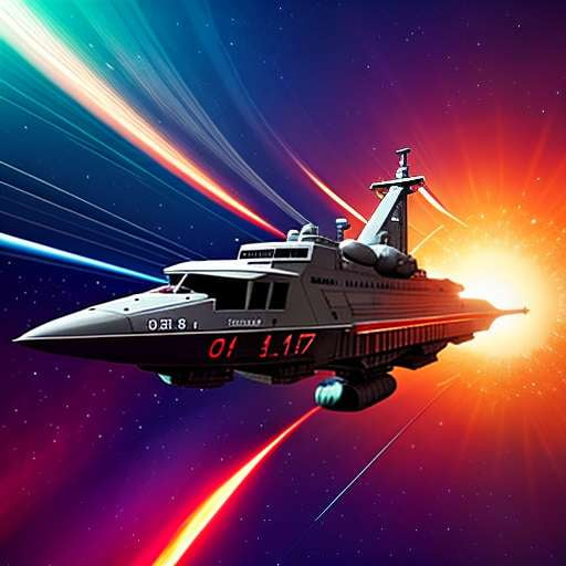 Space Battleship Midjourney Prompt: Customizable Image Creation - Socialdraft