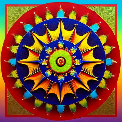 Mandala Sun Midjourney Creation: Customize Your Perfect Artistic Design - Socialdraft