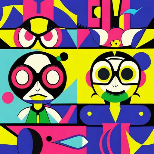 Fun Pop Art Characters Midjourney Prompts - Socialdraft
