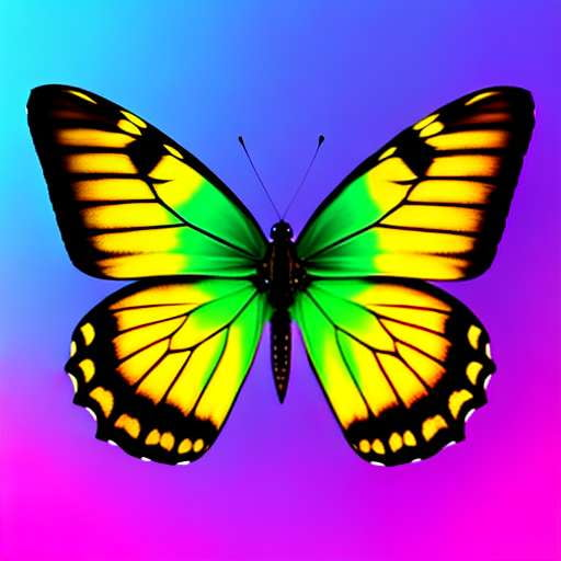 Butterfly Dreams: Glowing Asymmetrical Midjourney Prompts - Socialdraft