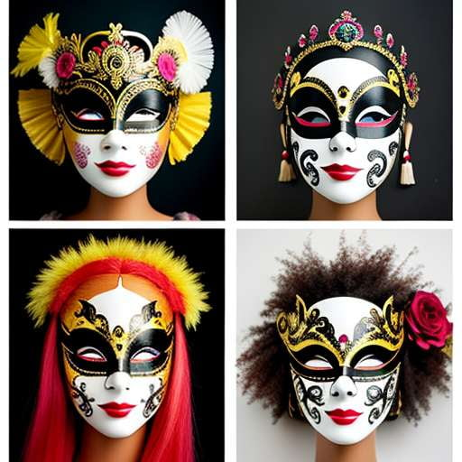 Venetian Masks Midjourney Prompts - Create Your Own One-of-a-Kind Mask Design - Socialdraft