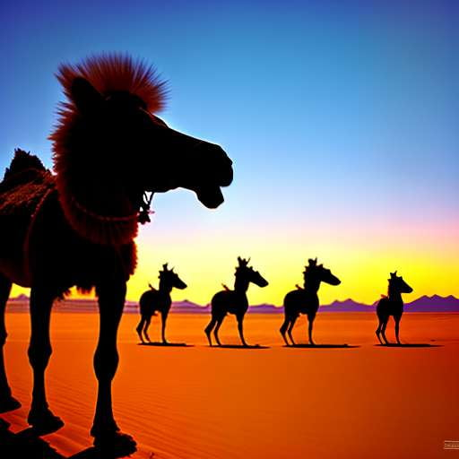 Desert Camels Custom Midjourney Prompt - Socialdraft