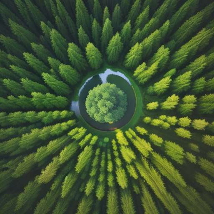 Midjourney Forest Aerials: Stunning Images Of Forests From Above - Socialdraft