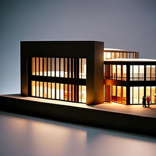 Opera House Diorama Midjourney Prompt - Customizable 3D Paper Craft Model - Socialdraft