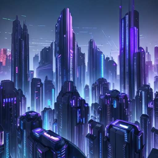 Midjourney Prompt: Futuristic Metropolis Skyline - Socialdraft