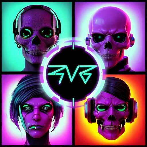 Cyberpunk Skull Avatar Generator - Create Your Own Unique Design Today! - Socialdraft