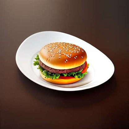 "Customizable Turkey Bacon Pretzel Bun Burger Midjourney Prompt" - Socialdraft