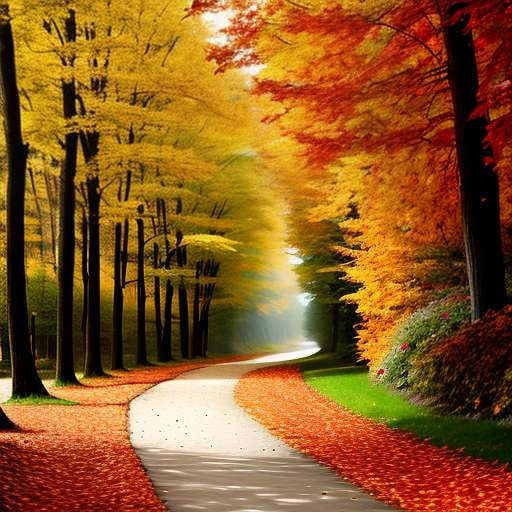 Autumn Pathway Midjourney Prompt: Create Your Own Fall-Themed Masterpiece! - Socialdraft