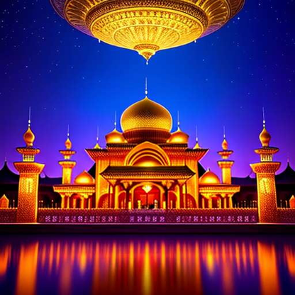 Aladdin's Palace Midjourney Prompt - Customizable Arabian Nights Art - Socialdraft