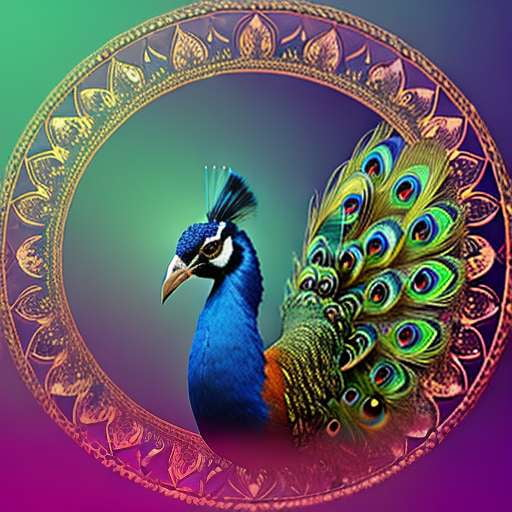Bohemian Peacock Midjourney Prompt for Unique Custom Art - Socialdraft